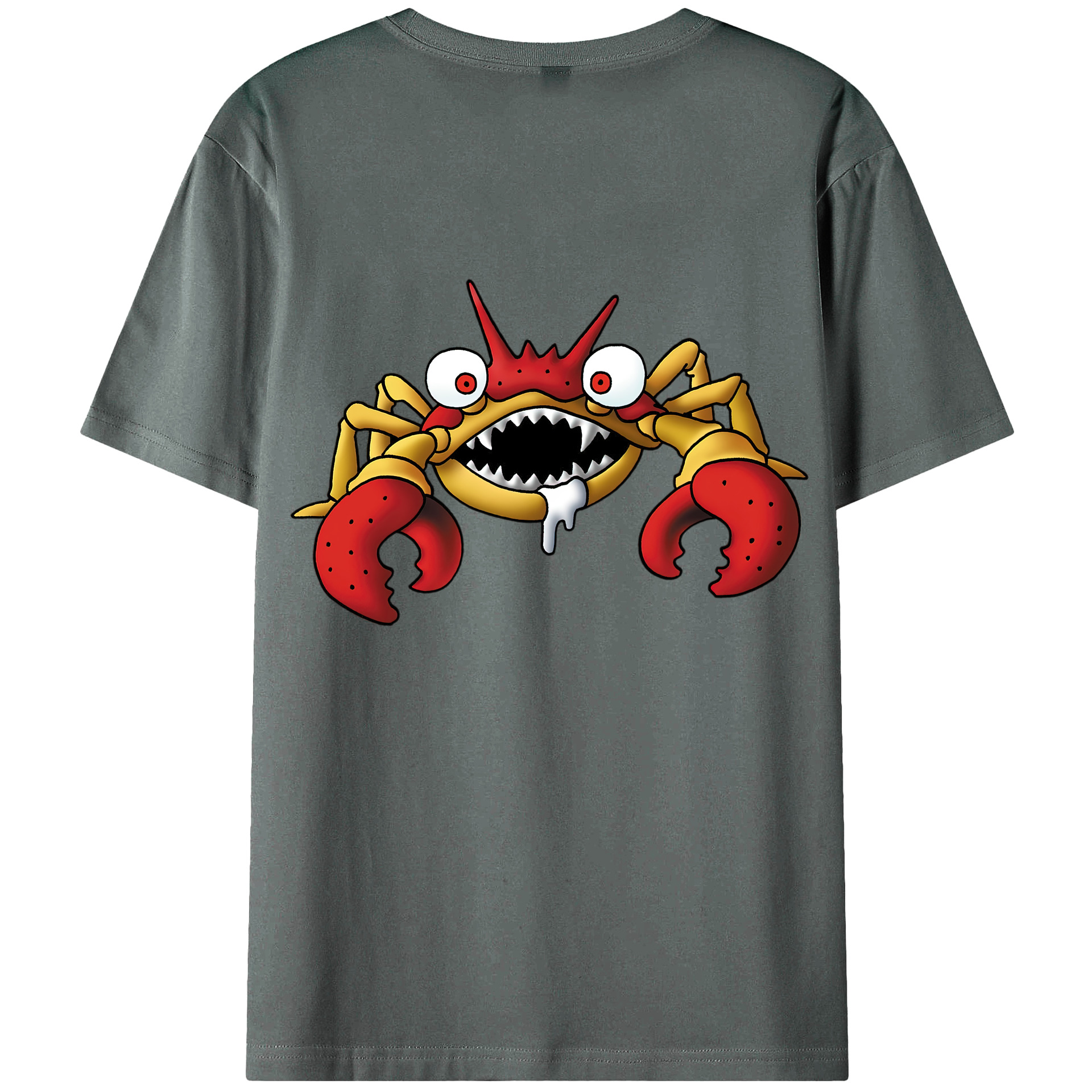 （画像用） ドラゴンクエスト Doragon Kuesuto Dragon Quest 綿100％ メンズ半袖Tシャツ（バックプリント） 通気性